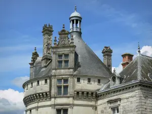 Kasteel van Lude - Detail van een kasteeltoren