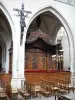 Kerk Saint-Germain-l'Auxerrois - Binnen in de kerk: kerkbank
