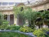 Klein Paleis –Beeldende kunst Museum Beaux-Arts van Parijs - Peristyle en interieur tuinvijver