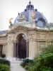 Klein Paleis –Beeldende kunst Museum Beaux-Arts van Parijs - Koepel van de Petit Palais gezien vanaf de binnenplaats tuin