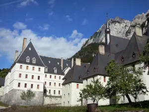 Kloster Grande Chartreuse - Klosteranlage der Grande Chartreuse (im Regionalen Naturpark Chartreuse); auf der Gemeinde Saint-Pierre-de-Chartreuse