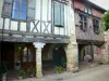 Labastide-d'Armagnac - Alte Fachwerkhäuser der mittelalterlichen Bastide