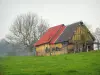 Land van Bray - Gebouw, bomen en grasland