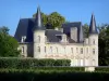 Landscapes of the Gironde - Vineyards of Bordeaux: Chateau Pichon-Longueville, vineyard in Pauillac in the Médoc 