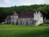 Landscapes of the Indre-et-Loire - Corroirie du Liget (fortified house) in Chemillé-sur-Indrois, in the Indrois valley