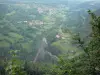 Landscapes of Jura - Of the Cernaise viewpoint, view of the landscapes of the Upper Jura Regional Nature Park