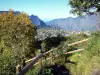 Landscapes of Réunion - Réunion National Park: view of Cilaos and its cirque from Roche Merveilleuse