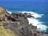 Landscapes of Réunion - Wild coast and Indian Ocean