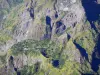 Landscapes of Réunion - Réunion National Park: aerial view of Mafate cirque