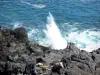 Landscapes of Réunion - Blower between the Sel headland and the Cap du Portail headland