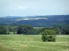 Landscapes of the Vosges - Pastures, trees and forests