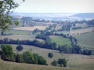 Landschaften der Côte-d'Or - Bocage-Landschaft