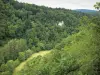 Landschaften des Doubs - Grüne Landschaft