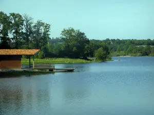 Landschaften vom Limousin - Teich von Cieux