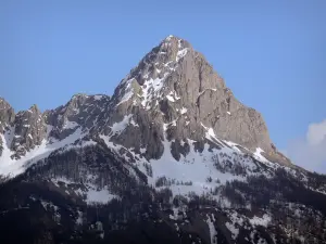 Landschappen van Alpes-de-Haute-Provence - Top van een berg