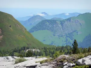 Landschappen van de Béarn - Uitzicht op de bergen van de Pyreneeën