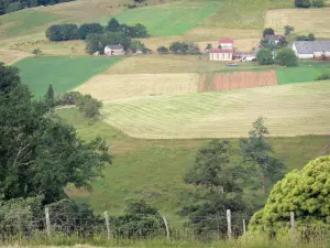 Landschappen van de Corrèze - Landschap Yssandonnais van de Puy Yssandon