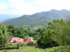 Landschappen van Guadeloupe - Prachtige panorama van het eiland Basse - Terre