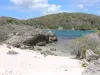 Landschappen van Guadeloupe - Wilde kust van het eiland Grande - Terre