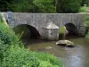 Landschappen van de Limousin - Brug over een rivier