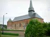 Landschappen van Picardie - Versterkte kerk Saint-Martin, Archon, in de Thierache