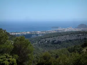 Landschappen van de Provencekust - Dennenbos, de stad van La Ciotat en de Middellandse Zee