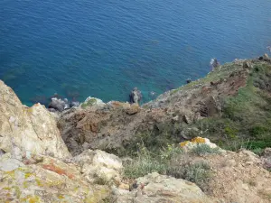 Landschappen van de Pyrénées-Orientales - Vermilion kust: rotsachtige kust en de Middellandse Zee