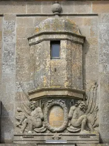 Langres - Détail de la porte des Moulins