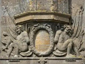 Langres - Detalle de la puerta de los Molinos