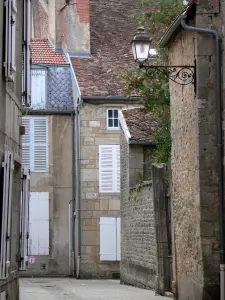 Langres - Façades de maisons de la vieille ville