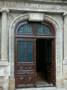 Langres - Voordeur van een huis Renaissance