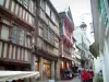 Lannion - Old half-timbered houses, shops and trade