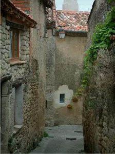 Lautrec - Narrow street lined with houses