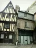 Laval - Half-timbered houses in the old town