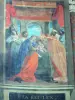 Lescar cathedral - Inside the Notre-Dame cathedral: painting - scene from the Life of Jesus
