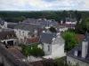 Loches - Vue sur les maisons de la ville