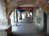 Lons-le-Saunier - Under the arches of the Commerce street (Arcades street)