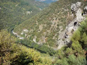 Lot valley - Landscape of the Lot gorges