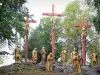 Lourdes - Domaine de la Grotte (heiligdommen, religieuze stad): Station van het Kruis