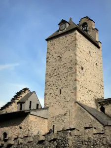 Luz-Saint-Sauveur church - Tower of the Saint-André fortified church (church of the Templars)