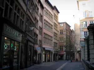 Lyon - Old Lyon: houses of the Saint-Jean street