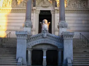 Lyon - Stairs leading to the Fourvière basilica