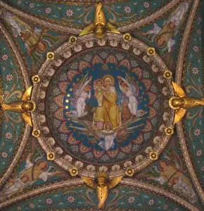 Lyon - Inside of the Fourvière basilica