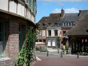 Lyons-la-Forêt - Halles et maisons du village