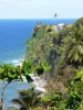 Macouba - Green cliff overlooking the Atlantic Ocean