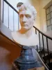 Malmaison Castle - Inside the castle, museum: bust of Napoleon I