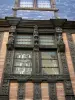 Le Mans - Old Mans - Plantagenet town: half-timbered facade of the Ave Maria house