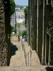 Le Mans - Old Mans - Plantagenet town: stairway