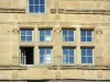 Marville - Windows of a Renaissance style house