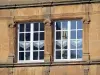 Marville - Windows of a Renaissance style house